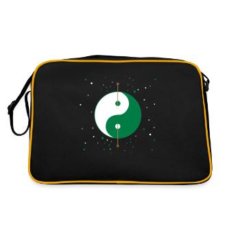 Acupuncture Yin yang - Sac Retro - noir/or - Dos