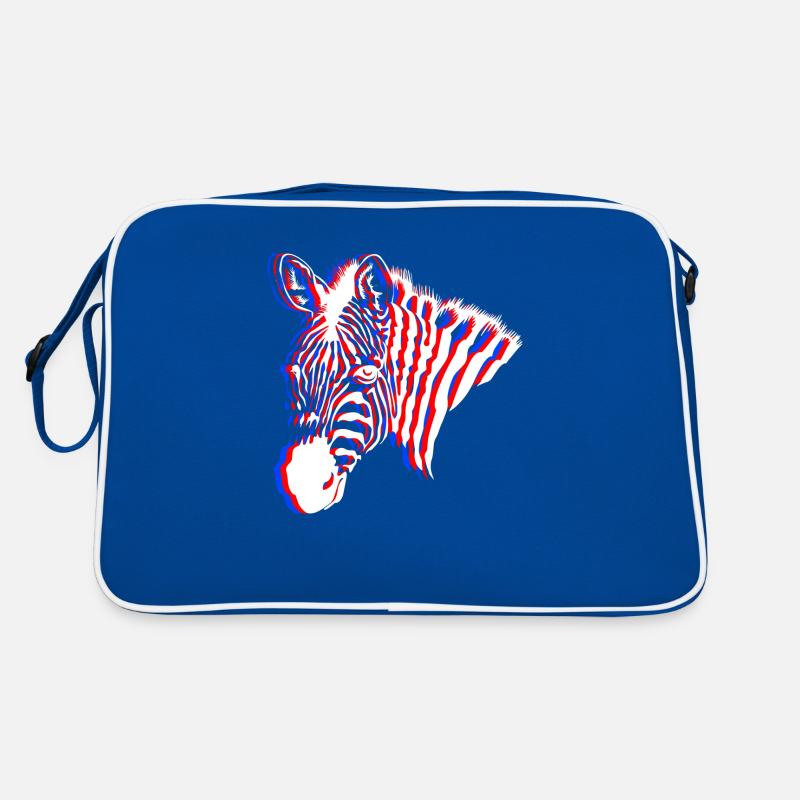 Zebra Neon Retro Tasche