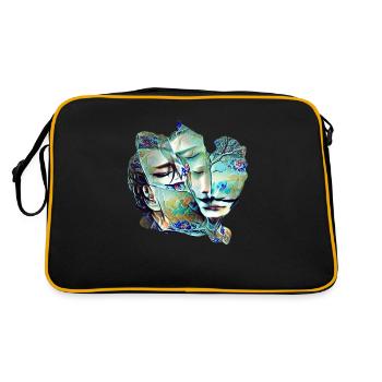 Amour éternel - Sac Retro - noir/or - Dos