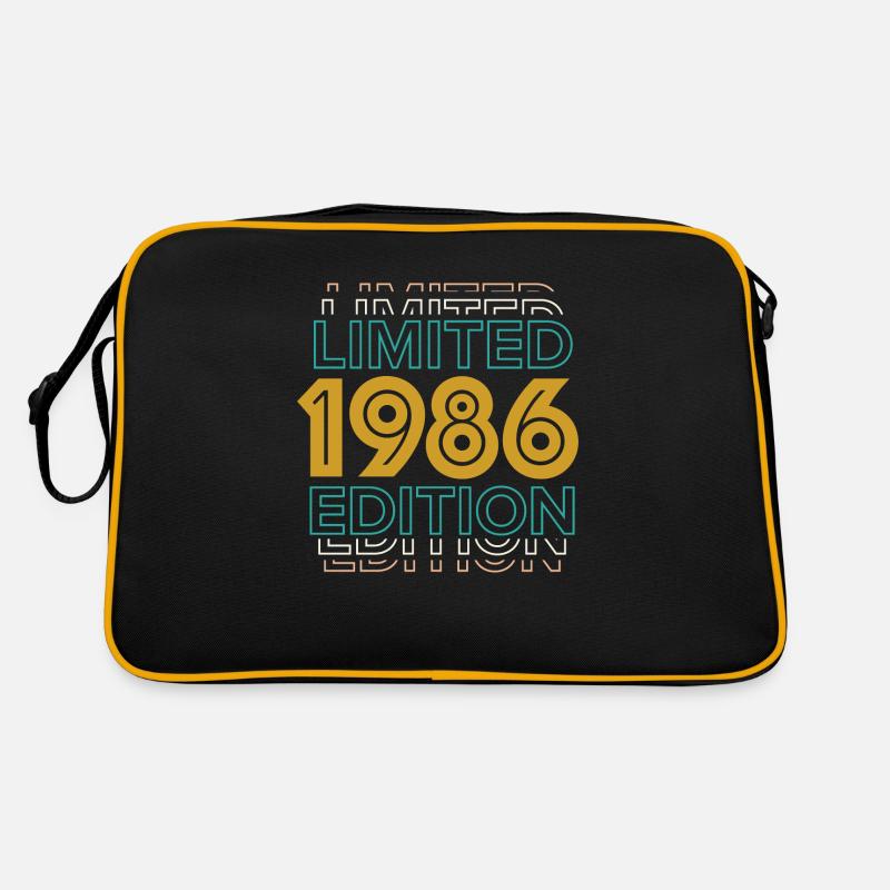 1986 Limited Edition Geburtstagsdesign Retro Tasche
