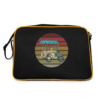 Street Food Moped Asia - Retro Bag - black/gold - Back