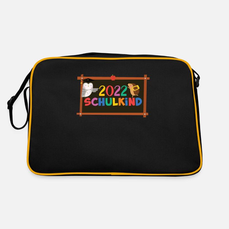 Schulkind 2022 - Eule - Einschulung - Tiere Retro Tasche