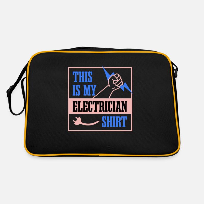 Voltage Circuits Electrician Work Electronic Retro Bag