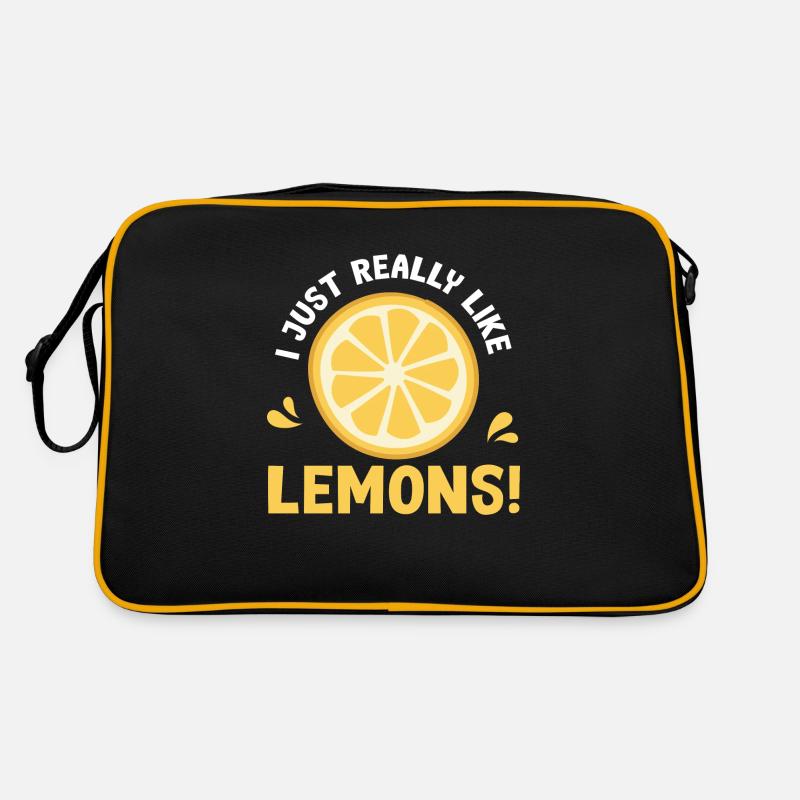 Like Lemons Ironic Quote Lemonade Citrus Fruit Retro Bag