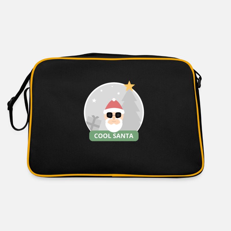 Cool Santa - Retro Bag - black/gold
