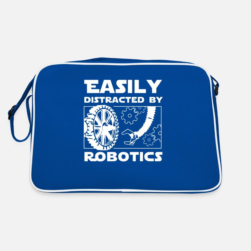 Distrait par les robots mécaniciens en robotique Sac Retro