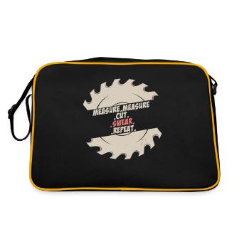 Mesure Coupe Jurer Répéter Charpentier - Sac Retro - noir/or - Dos