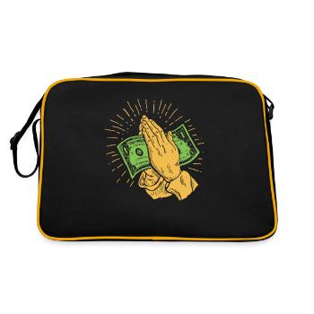 Prier pour de l’argent - Sac Retro - noir/or - Dos