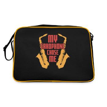Saxophone Jazz - Sac Retro - noir/or - Dos