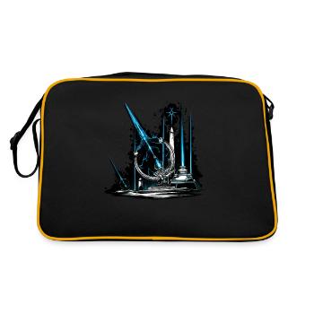 Pylon Blue - Retro Bag - black/gold - Back