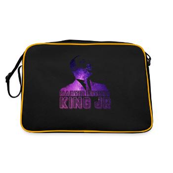 Martin Luther King Jr - Sac Retro - noir/or - Dos