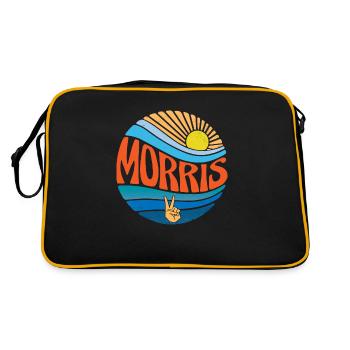 Morris Shirt Vintage Sunset Morris Groovy Tie Dye - Sac Retro - noir/or - Dos