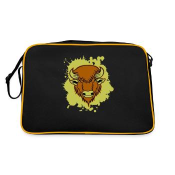Buffalo 01 - Retro Bag - black/gold - Back