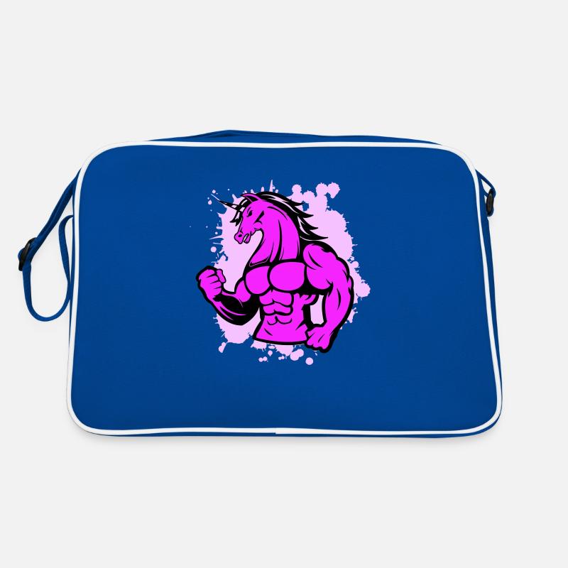 strong unicorn 1 Retro Tasche