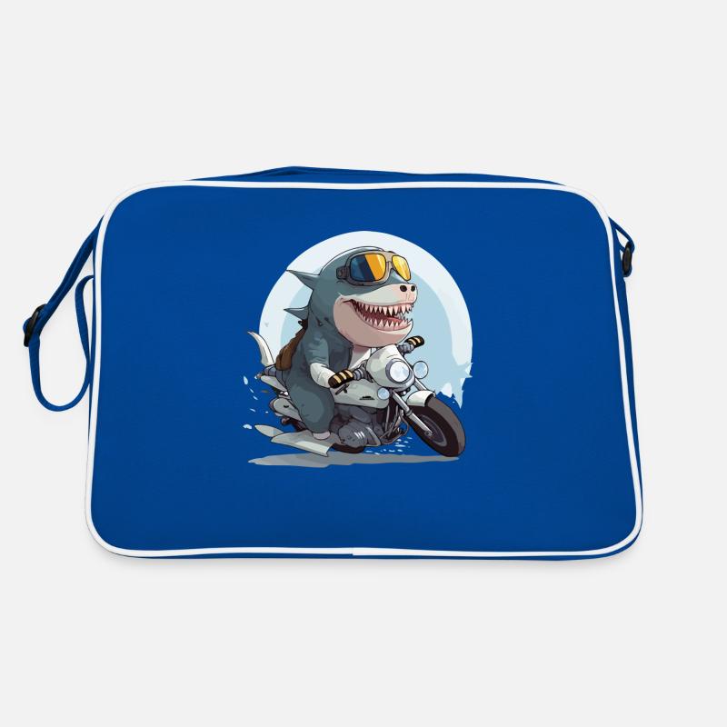 Roro le requin motard Sac Retro