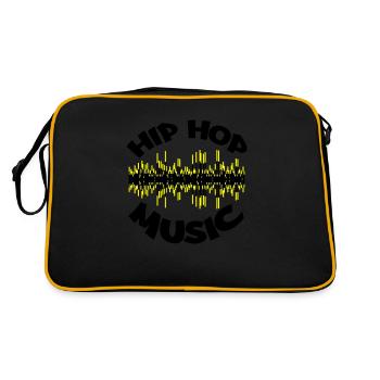 Musique Hip Hop 002 - Sac Retro - noir/or - Dos