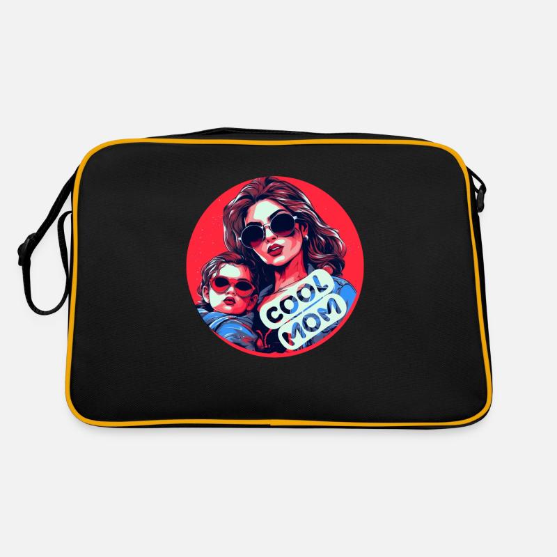Cool Mom - Retro Bag - black/gold