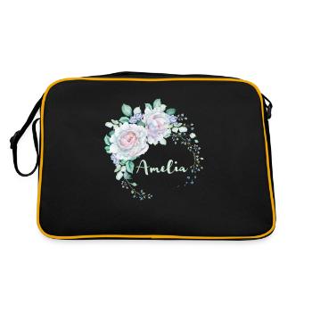 Pour Amelia - Sac Retro - noir/or - Dos