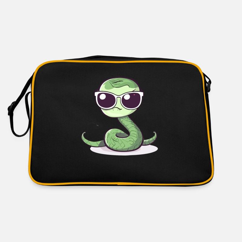 Saki the snake Retro Bag