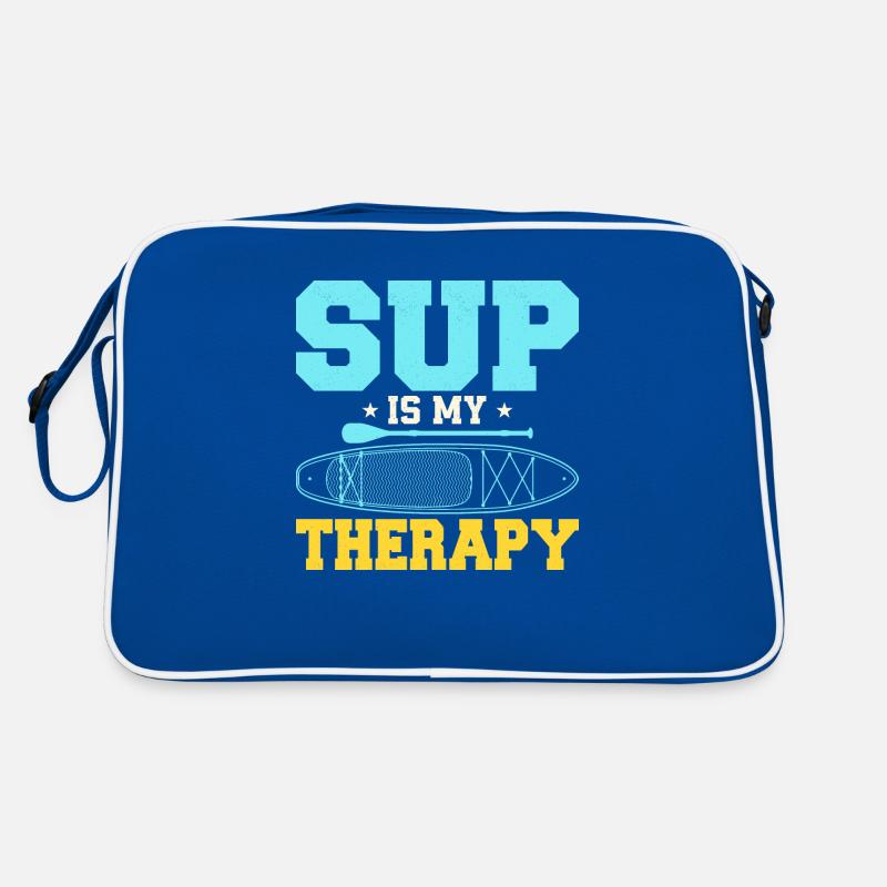 SUP Is My Therapy Stand Up Paddling Board Retro Tasche