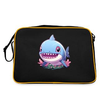 Bébé Requin - Sac Retro - noir/or - Dos