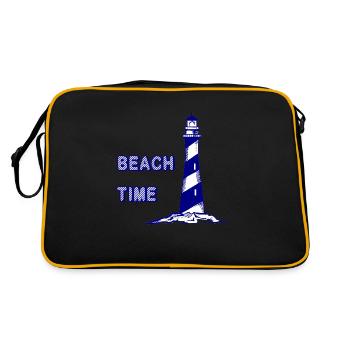 Temps de plage - Sac Retro - noir/or - Dos