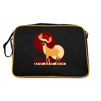 Rennes de Noël - Sac Retro - noir/or - Dos