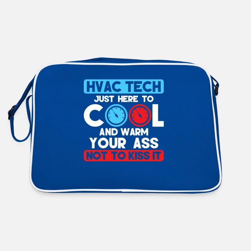 TechTech CVC Juste ici pour refroidir Technicien d’installation Sac Retro