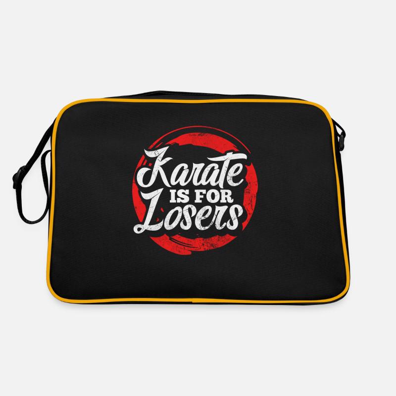 karate is for losers Design for a karate lover Retro Bag