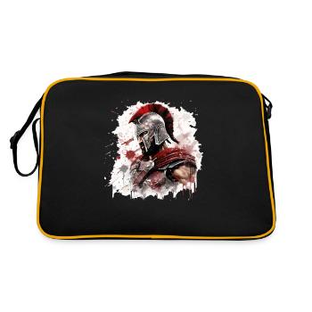 Sparta T-Shirt Spartan Greek Fighter - Sac Retro - noir/or - Dos