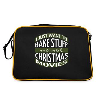 Anniversaire Barbe Gang Chef Pâtissier Maman Cupcake - Sac Retro - noir/or - Dos