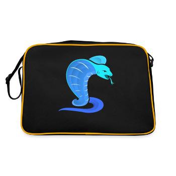 Cobra Logo - Sac Retro - noir/or - Dos