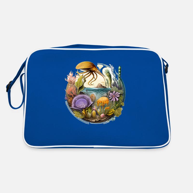 Meereslandschaft Retro Tasche