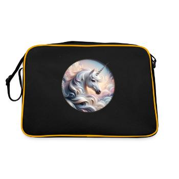 Licorne magique et enchanteresse - Sac Retro - noir/or - Dos