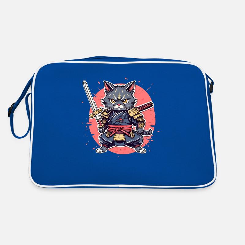 Samurai-Katze #32 Retro Tasche