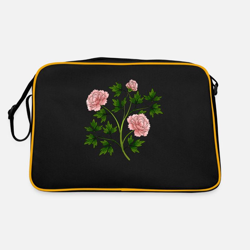 Blumen Retro Tasche