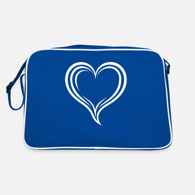 Herz Retro Tasche