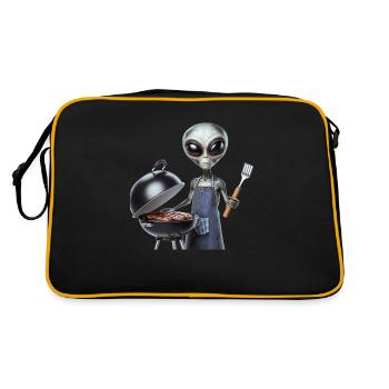 Alien Koch - Retro Bag - black/gold - Back
