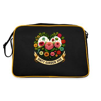Humour drôle de jardinier - Sac Retro - noir/or - Dos