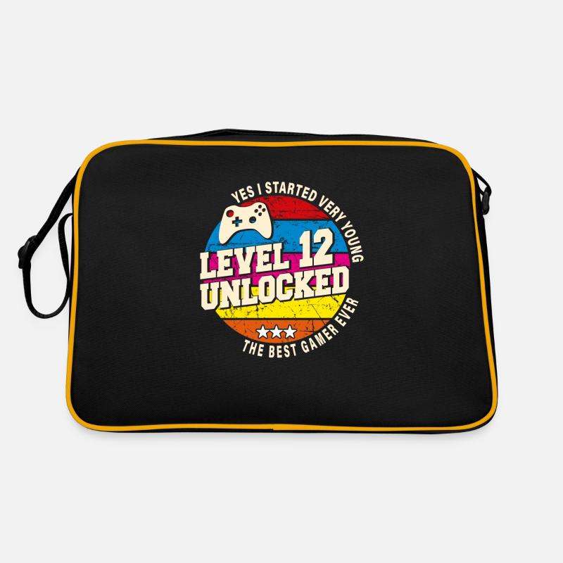 Original 2012 Vintage Niveau 12 Débloquer Sac Retro