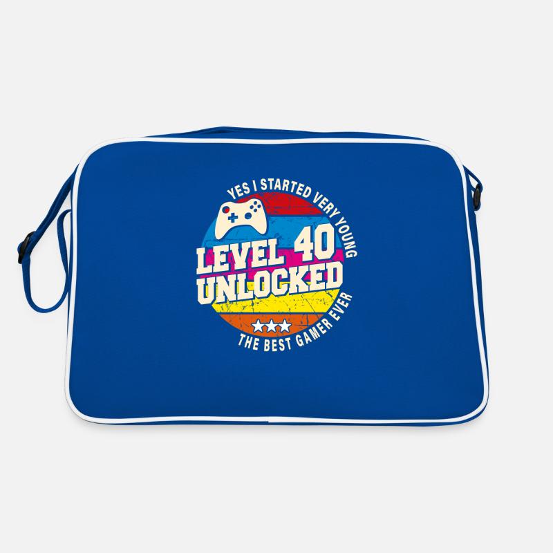 Original 1984 Vintage Niveau 40 Débloquer Sac Retro