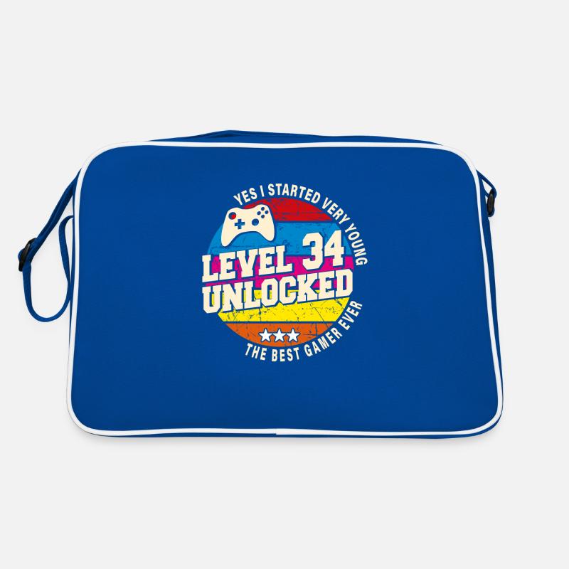Original 1990 Vintage Niveau 34 Débloquer Sac Retro