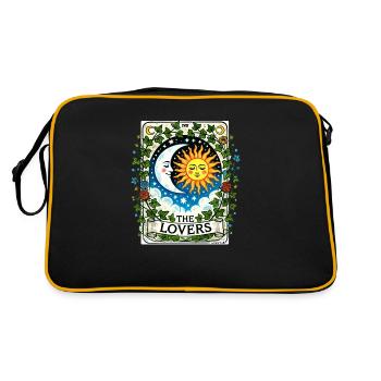 The Lovers Tarot - Retro Bag - black/gold - Back