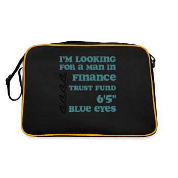 Je suis à la recherche d’un homme dans la finance - Sac Retro - noir/or - Dos