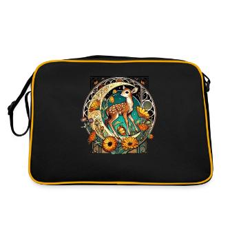 Fawn - Retro Bag - black/gold - Back