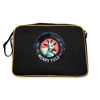 Merry Yule Goat - Retro Bag - black/gold - Back