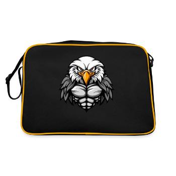 Bande dessinée Eagle - Sac Retro - noir/or - Dos