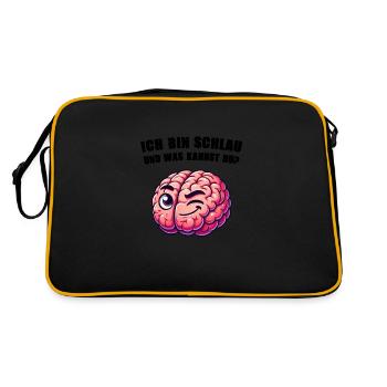 Smart brain - Retro Bag - black/gold - Back