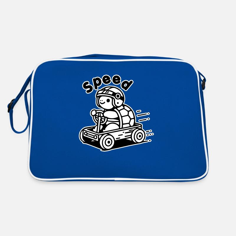 Turtle Racing une caisse à savon - Design « Speed » Sac Retro