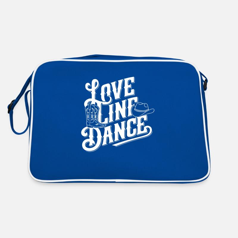 Love Line Dance ich liebe Line Dancing Retro Tasche
